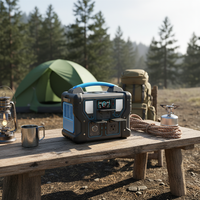 Chargeur d'ordinateur portable au lithium de 300 watts, batterie de secours d'urgence, générateur solaire pour la maison, le camping en plein air, station d'alimentation portable de 300 W