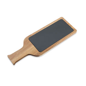 Planche à découper en bois d'acacia durable et écologique de qualité supérieure, directement de l'usine, avec poignée en <span class=keywords><strong>ardoise</strong></span> naturelle, planches à découper personnalisées - Product Image 4