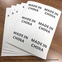 Étiquette adhésive d'avertissement logistique fabriquée en Chine, produits certifiés par le fabricant, exportation mondiale, étiquette officielle