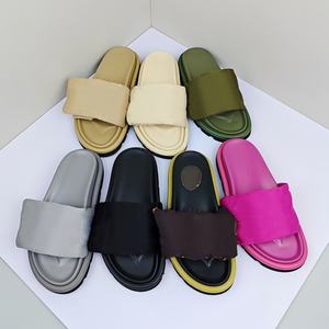 Zapatos Planos de Cuero de Alta Calidad para Hombre y Mujer, Sandalias de Playa para Exteriores, Zapatos de Diseñador, Sandalias Deportivas, Zapatos Casuales para Caminar - Product Image 1