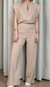 Divise Ospedaliere Eleganti e alla Moda, Set Senza Maniche per Infermiere, Camici da Donna - Product Image 6
