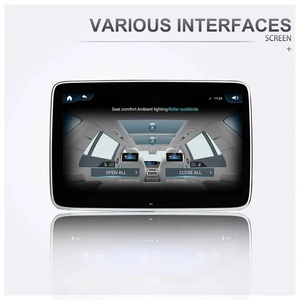 Entretenimiento para Asientos Traseros para Benz GLS Maybach GLE Clase G 2020, Reproductor Multimedia de Video, Pantalla Android, Reposacabezas, Accesorios para Auto - Product Image 2
