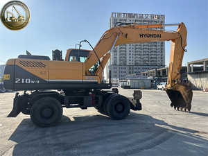 Hot Sale Hyundai 210W-9 Used <strong>Wheel</strong> <strong>Excavator</strong>, Flexible and Efficient Mobile Digger for Site Cleaning and Farmland Construction - Product Image 3