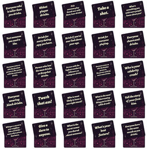 50 tarjetas <span class=keywords><strong>de</strong></span> juego <span class=keywords><strong>de</strong></span> <span class=keywords><strong>mesa</strong></span> multijugador para <span class=keywords><strong>adultos</strong></span> para <span class=keywords><strong>Amazon</strong></span> Cross-Border para reuniones, cenas, construcción <span class=keywords><strong>de</strong></span> equipos, papel duradero hecho en caliente - Product Image 4