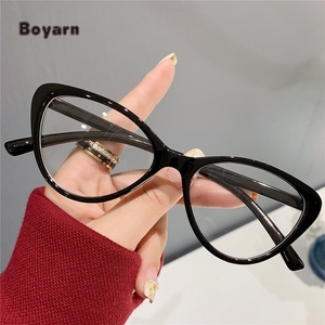 Boyarn barato al por mayor negro estudiante marco óptico China fabricante Anti luz azul <span class=keywords><strong>gafas</strong></span> para mujeres Wen - Product Image 2