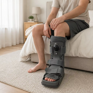 Bota Ortopédica Aircast Resistente con Forro de Terciopelo Transpirable y Plantilla de EVA para Lesiones de Tejidos Blandos, Fractura de Tobillo e Inmovilización - Product Image 1