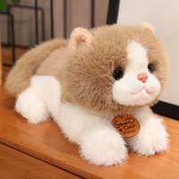 Kinqee Porte-clés en peluche de haute qualité personnalisé doux Kawaii Mini animal mignon chat en peluche