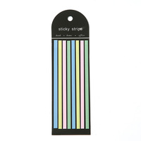 Marque-pages fins Morandi Pastel, onglets autocollants, index colorés, drapeaux, notes autocollantes fluorescentes en PET