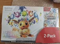 Lot de 2 cartes Elite Trainer Prismatic Evolutions scellées en usine, version américaine, Pokemoned, 100% authentiques