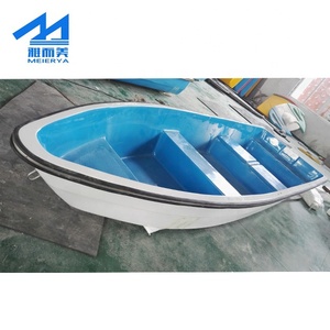 Prix d'usine - Bateau à rames en fibre de verre pour 4 personnes, idéal pour les activités nautiques, la pêche à la dérive et les patrouilles - Product Image 5