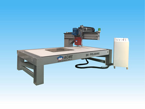 Control de pantalla táctil 5,5 KW Máquina pulidora de un solo cabezal Pulidora Mármol Piedra Granito - Product Image 2