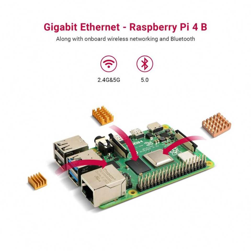 Raspberry Pi 4 Complete Starter Kit - 4GB RAM & 32GB SD