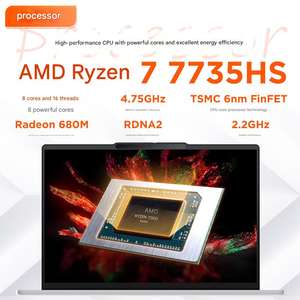 Portátil Empresarial Xiaoxin Air 13 2026 Nuevo, Metálico, AMD Ryzen 7, 16GB RAM, 512GB SSD, Pantalla IPS Ultra Delgada de 13.3 Pulgadas, 100% SRGB - Product Image 5