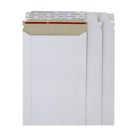 Sobre de papel Kraft impreso con logotipo personalizado, venta al por mayor, no curva, A3, A4, A5, C4, alerón rígido