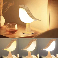 Lampe de bureau 2 en 1 petite lampe de table sans fil avec contrôle tactile 3 températures de couleur réglable lumière nocturne rechargeable
