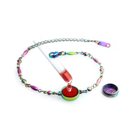 Médaillon d'aromathérapie réglable de 12mm, diffuseur d'huile essentielle, Bracelet Femme en acier inoxydable, bijoux Bracelet pour Femme