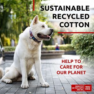 Collar de perro de algodón reflectante DB, diseño separable ecológico ajustable para perros pequeños, medianos y grandes, hombre o mujer - Product Image 2