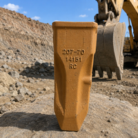 207-70-14154 Gigi Batu Excavator Loader Backhoe Bucket Tooth untuk PC300