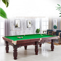 Table de billard de snooker de qualité supérieure, la moins chère, table de billard d'occasion avec plateau en ardoise