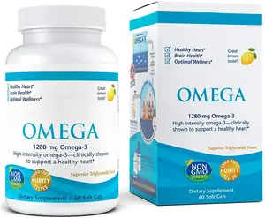 Private Label Top 100% Organic High Quality Omega 3 Fish Oil Softgel Capsules