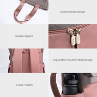 LOVEVOOK 2025 Trendy 14in Sac à dos pour ordinateur portable Convertible 2pc Tote Bag Set with Fashion Purse for Women Girls School Outdoor Travel