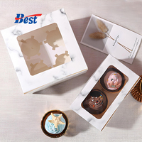 Boîtes à gâteau gobelet en papier jetables personnalisées Boîtes en papier de carton de qualité alimentaire