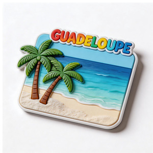 Imanes para Refrigerador en China, Fabricante, Logotipo Personalizado, Recuerdo de <span class=keywords><strong>Guadalupe</strong></span>, Imanes de PVC para Refrigerador - Product Image 1