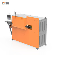 Cintreuse de barres d'armature CNC intelligente LUTENG, équipement de cintrage de cerceaux en acier de haute précision pour le renforcement de bâtiments sur chantier