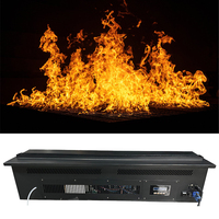 Topflashstar 1000W Machine à Effet de Flamme Artificielle 24 LED RGB 3-en-1 avec Contrôle DMX, Lampe à Flamme Simulée