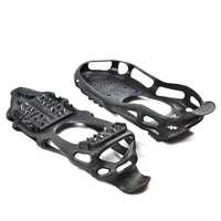 Crampons antidérapants pour chaussures/bottes, crampons à glace, crampons à neige, 24 pointes en acier