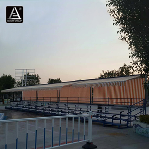 Tribune in Alluminio Portatili con Tetto per Eventi all'Aperto, Gradinate Mobili per Stadi e Impianti Sportivi - Product Image 2