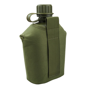 Échantillon gratuit : Gourde tactique en aluminium avec housse de protection pour le camping, la randonnée et la chasse - Product Image 4