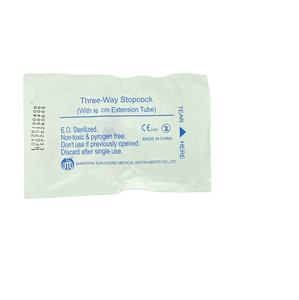 محبس الحنفية ثلاثي الاتجاه للاستخدام مرة واحدة للاستخدام في الأحراش حجم كبير وصغير الحجم مع قفل Luer - Product Image 1