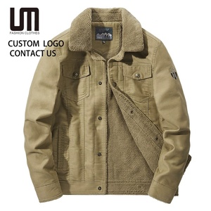 2026 Bomber <span class=keywords><strong>in</strong></span> pile da <span class=keywords><strong>uomo</strong></span> di tendenza-caldo stile antivento <span class=keywords><strong>con</strong></span> <span class=keywords><strong>collo</strong></span> di <span class=keywords><strong>pelliccia</strong></span>, <span class=keywords><strong>cappotto</strong></span> invernale spesso da <span class=keywords><strong>uomo</strong></span> - Product Image 1