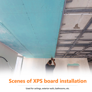 Panneaux en mousse XPS de la marque Funas, matériaux d'isolation thermique pour toitures et murs, utilisation extérieure, <span class=keywords><strong>polystyrène</strong></span>, ignifugité B1, design moderne - Product Image 4