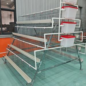 Jaula para gallinas ponedoras tipo A, galvanizada en caliente, para 160 gallinas. - Product Image 1