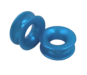 Tek elden işleme Cnc işleme hizmeti kompozit alüminyum bloklar yelken için 25*20mm düşük sürtünme halkası - Product Image 1