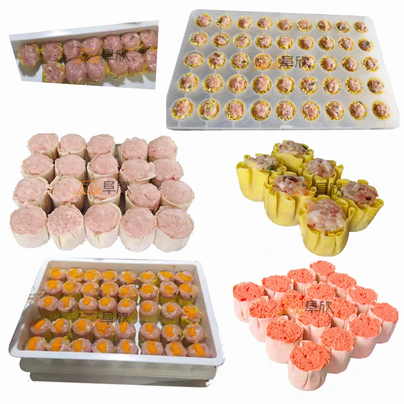 Fully automatic commercial round leather siomai machine Shaomai making machine