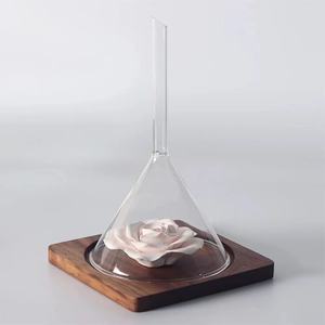 Perfume Fragrância Óleo Essencial Tester Flores Perfume Cheiro Funil Display Dispositivo Garrafa com Base De Madeira - Product Image 6