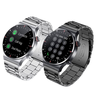 Jam Tangan Pintar QW33 NFC BT Call untuk Pria, Layar IPS, Tahan Air IP67, Layar Penuh, Monitor Kesehatan ECG, Dual SIM untuk IOS Android