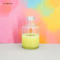 Flacon diffuseur d'huile parfumée vide de luxe 200 ml pour la décoration intérieure, en verre avec bouchon en liège