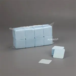 Синий плоский пакет частной марки расплавленное полотенце для ногтей безворсовое приспособление для снятия акрилового геля для ногтей