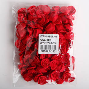 15*15mm iç çamaşırı Mini saten kurdele yay el yapımı kurdele gül - Product Image 6