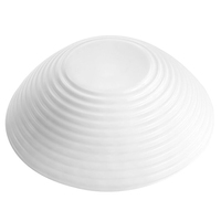 Assiettes à dîner en opale blanche bol à soupe saladier en gros assiette à dessert en verre opale verrerie en opale service de dîner en verre 72 pièces