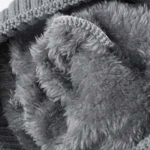 Nouveau bonnet d'hiver 2024 en polaire tricoté pour femme avec pompon jacquard et doublure en peluche chaude - Product Image 4