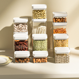 Kitchen Fridge Food Pantry Storage Containers Clear Organization and Storage Food Storage Container Set with Lid