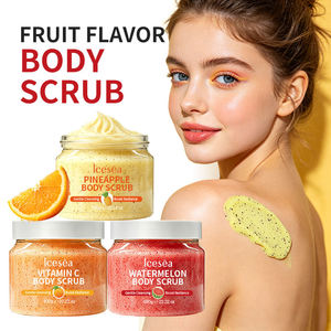 Ensemble de gommages corporels à l'ananas, à la vitamine C et à la pastèque, marque privée, exfoliant, éclaircissant, hydratant pour peaux sèches, OEM - Product Image 1