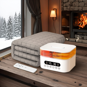 Manta Eléctrica Inteligente de Poliéster Ignífugo con Control de Temperatura y Antiácaros para Viajes de Otoño/Invierno - Product Image 4