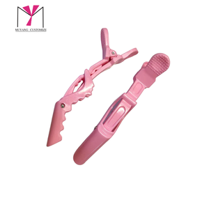 Pinzas para el pelo negras de cocodrilo para peluquería, personalizadas al por mayor MUYANG 2026 - Product Image 3