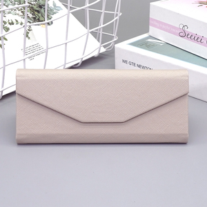 Customizedspectaclecasewholesale của New xách tay PU da glassescases kính và kính mát có thể gập lại tam giác glassescases - Product Image 4